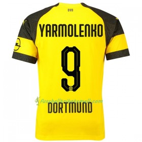 Günstige Fußballtrikots Borussia Dortmund Yarmolenko 9 2018-2019 Kurzarm Heimtrikotsatz kaufen